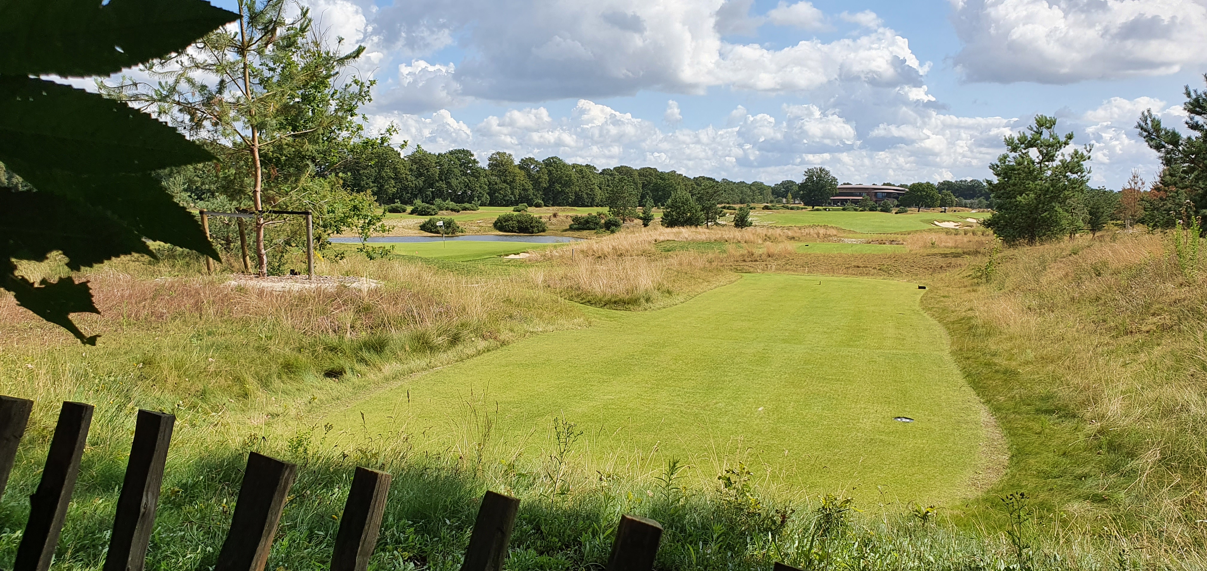 View from the 18th hole at Bernardus Golf, Cromvoirt, Netherlands