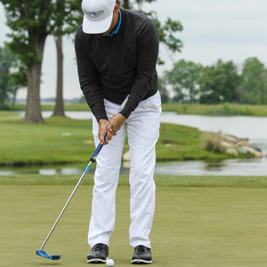 An optimal face angle at impact
results in proper ball launch and roll.