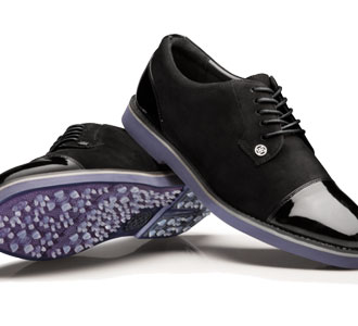 The redesigned G/Fore Gallivanter 
golf shoe with bespoke cleats.