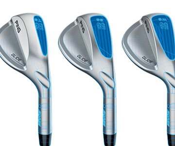 Three different sole grinds make the new
Ping Glide wedges highly versatile