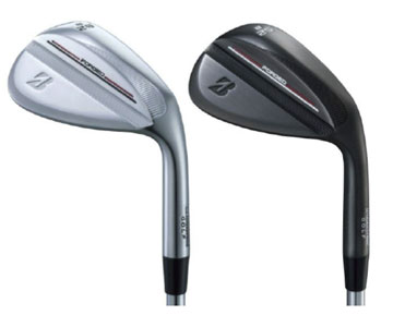 Bridgestone's J15 wedges are
available in two
finishes - satin and black oxide