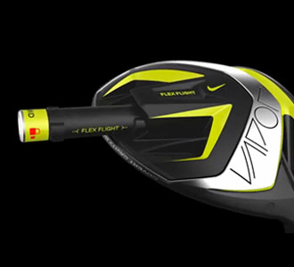 The Vapor Flex driver lets
you adjust the center of gravity.