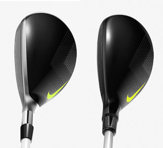 A side-by-side comparison of 
the Nike Vapor Speed and Flex hybrids.
