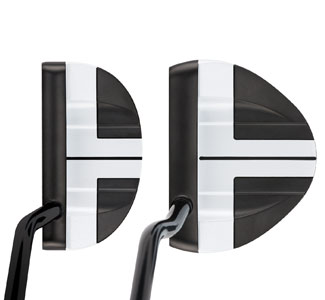 Odyssey offers two distinctly
shaped mallets in their new Works Big T series
of putters