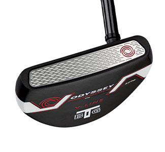 The Fusion RX insert
combines Odyssey's White Hot insert with a
Metal-X pattern for a better roll