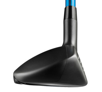 The compact head shape of
the Ping G30 hybrid benefits from a high MOI
design.