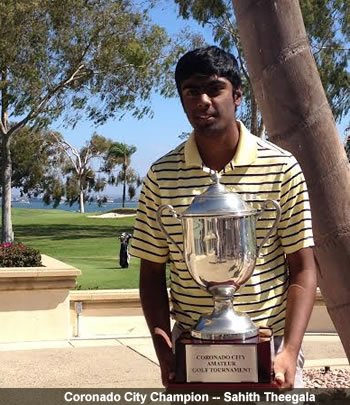 Sahith Theegala runs away with Coronado City