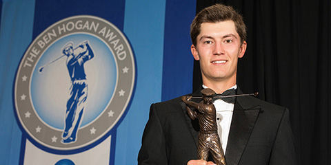 Maverick McNealy wins the Ben Hogan Award