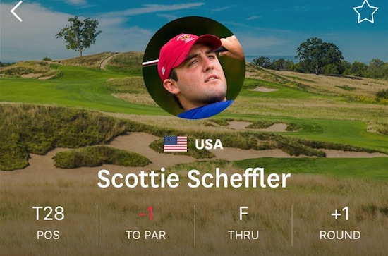 Scottie Scheffler wins Silver Medal for U.S. Open Low Am