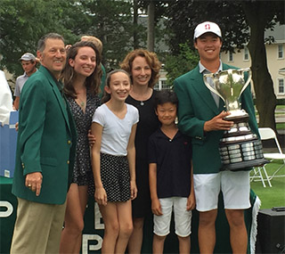 Brandon Wu and supporters
