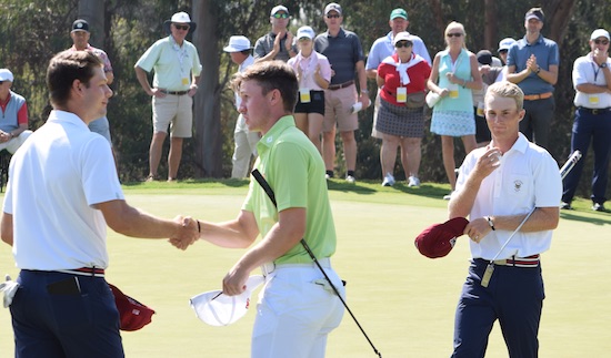 Walker Cup: Saturday Foursomes Recap