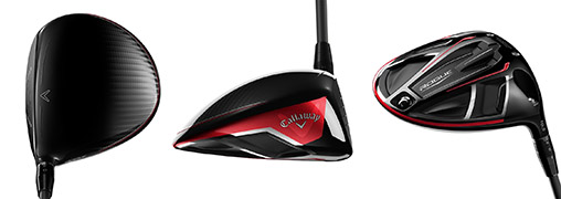 The customizable Callaway Rogue Driver in red