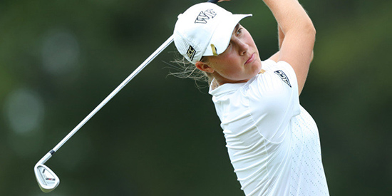 Kupcho beats opponents' course record to lead in Canada