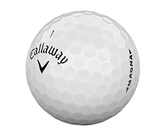 The Callaway Supersoft MAGMA Golf Ball