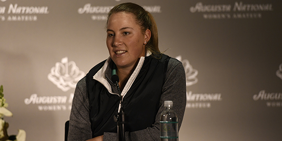 Kupcho the it-girl, co-leader at Augusta National Women's Am
