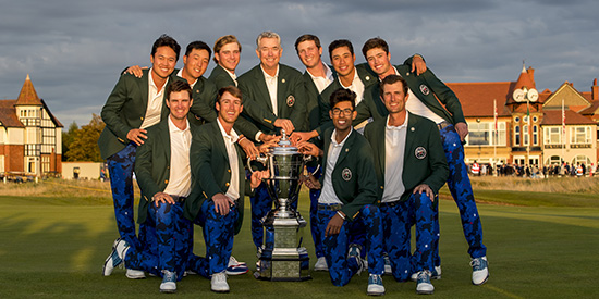 Victory abroad: Americans win Walker Cup with Sunday surge