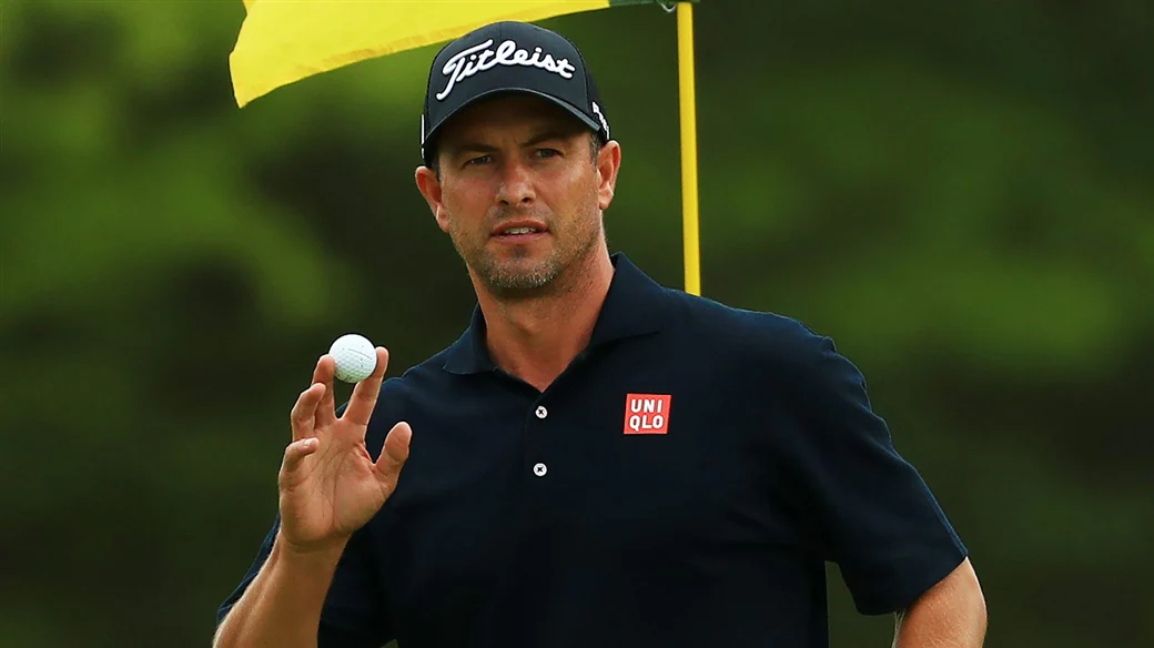 Adam Scott Titleist Pro V1 golf ball